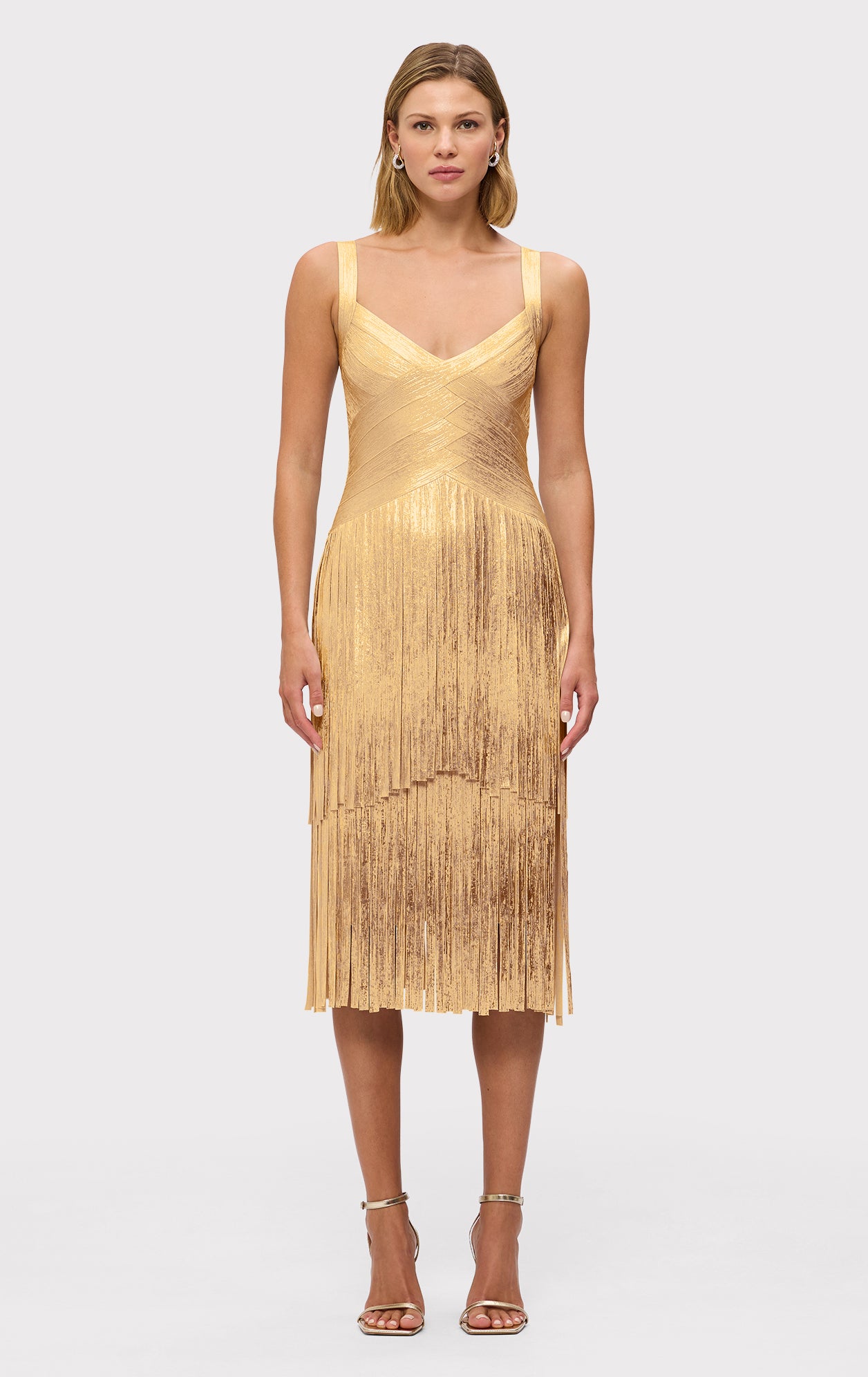 THE METALLIC MISCHA DRESS THE METALLIC MISCHA DRESS