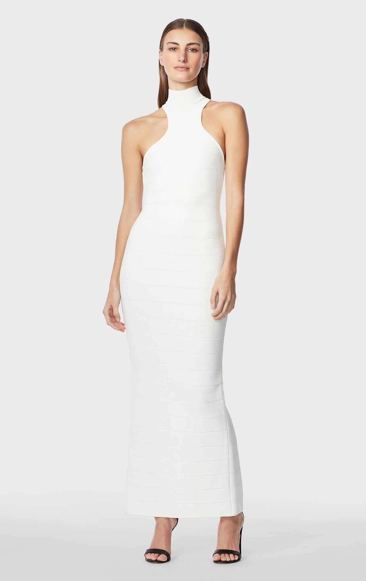 Icon Cap Sleeve Gown by Hervé Léger for $130