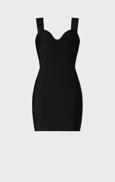 ICON STRAPPY SWEETHEART MINI DRESS