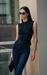 THE METALLIC BRIANNA TOP