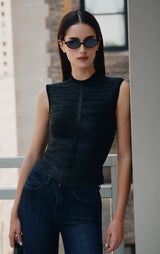 THE METALLIC BRIANNA TOP