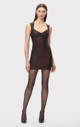 THE METALLIC JAMIE DRESS