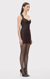 THE METALLIC JAMIE DRESS
