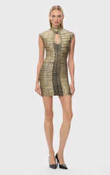 LA METALLIC FEMME DRESS