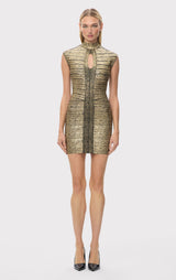 LA METALLIC FEMME DRESS
