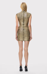 LA METALLIC FEMME DRESS