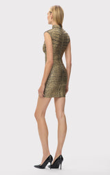 LA METALLIC FEMME DRESS