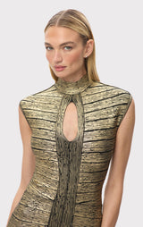LA METALLIC FEMME DRESS