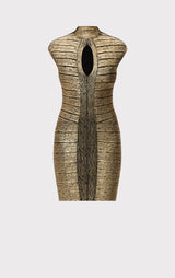 LA METALLIC FEMME DRESS