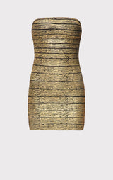 LA METALLIC DIVA DRESS