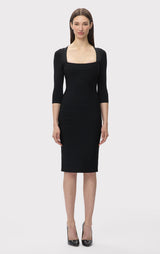 SQUARE NECK ICON DRESS