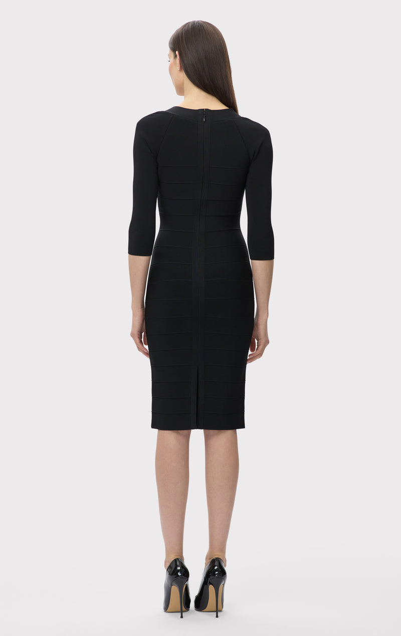 herve leger knit dress rayon | Square Neck Icon | L woman dress Black High Neck Long color:Other Color Contact With Us friendly recycled yarns