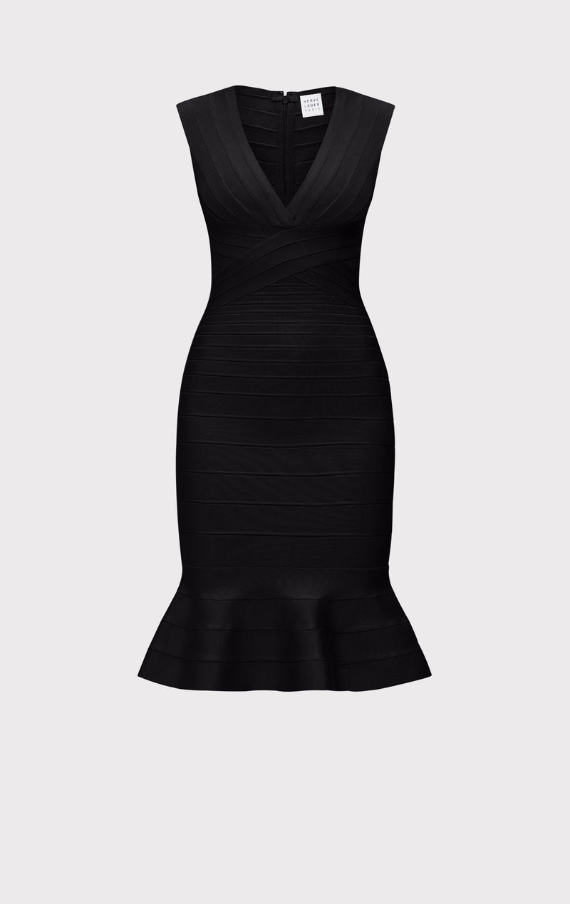 The Sophie Dress - Black, L, by Herve Leger The Sophie Dress - Black, L, by Herve Leger