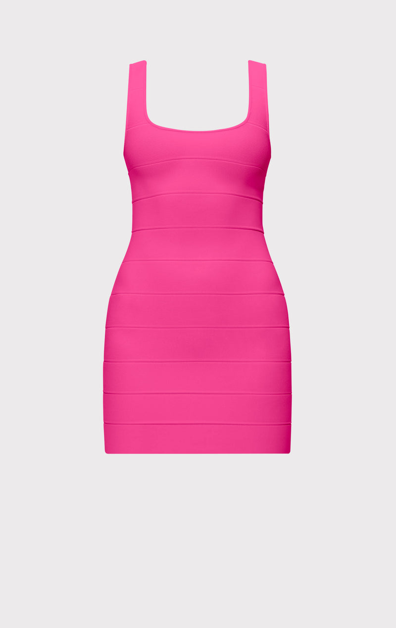 bandage dress hot pink THE GABRIELLA – HERVÉ LÉGER Color:DARK RED Light Blue Long Sleeve style:Bright Second skin nipple covers