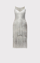 THE METALLIC MISCHA DRESS