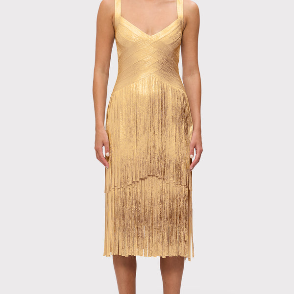 The Metallic Mischa Dress