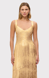 THE METALLIC MISCHA DRESS