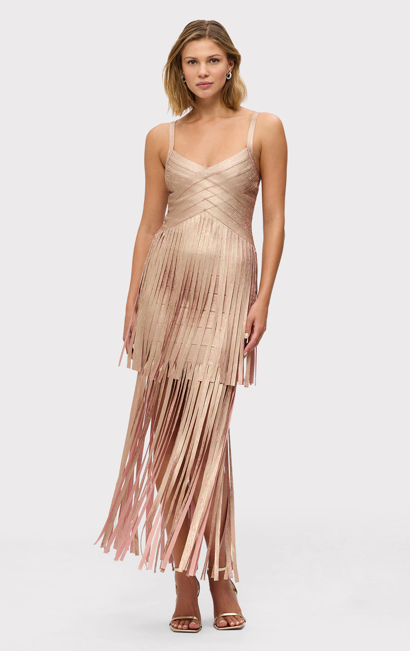 THE METALLIC VIVIENNE GOWN