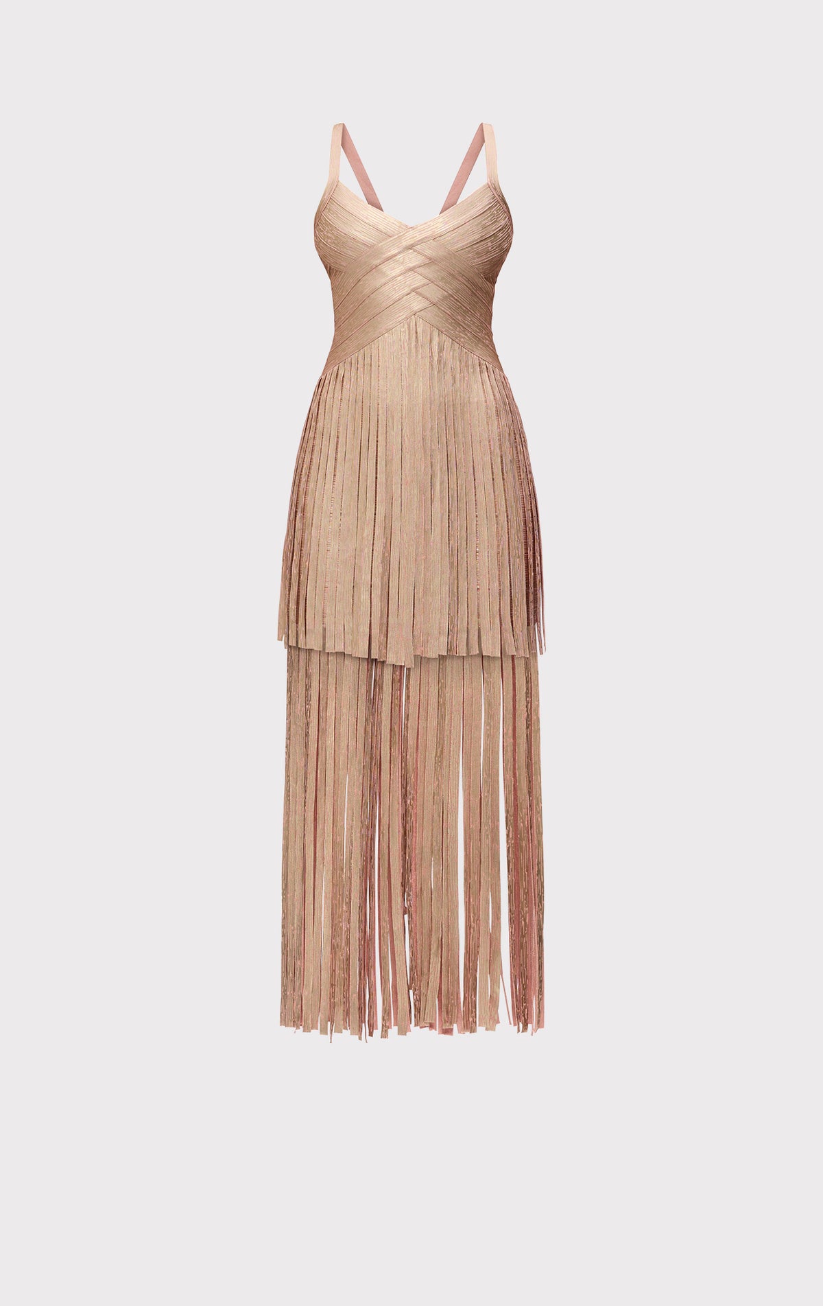 THE METALLIC VIVIENNE GOWN HERV LGER THE METALLIC VIVIENNE GOWN HERV LGER