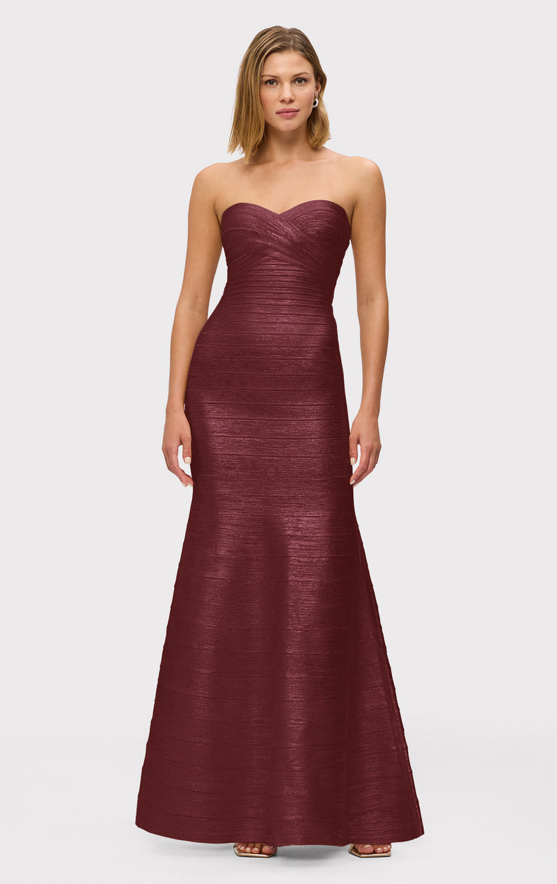 THE METALLIC SARA GOWN
