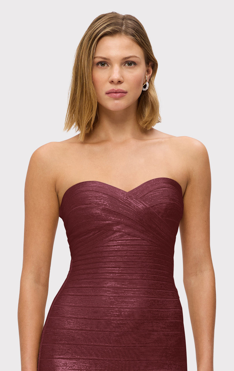 THE METALLIC SARA GOWN