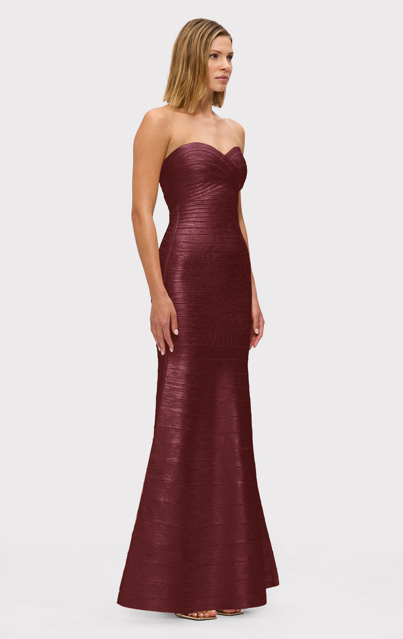 THE METALLIC SARA GOWN