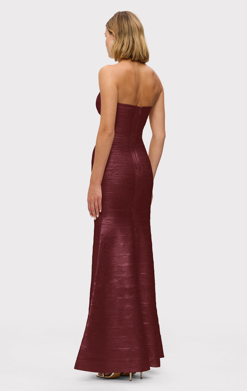 THE METALLIC SARA GOWN