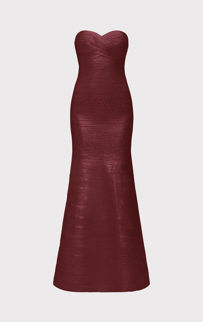 THE METALLIC SARA GOWN