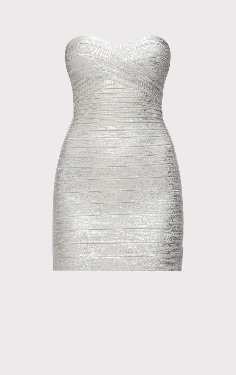 THE METALLIC ISLA DRESS