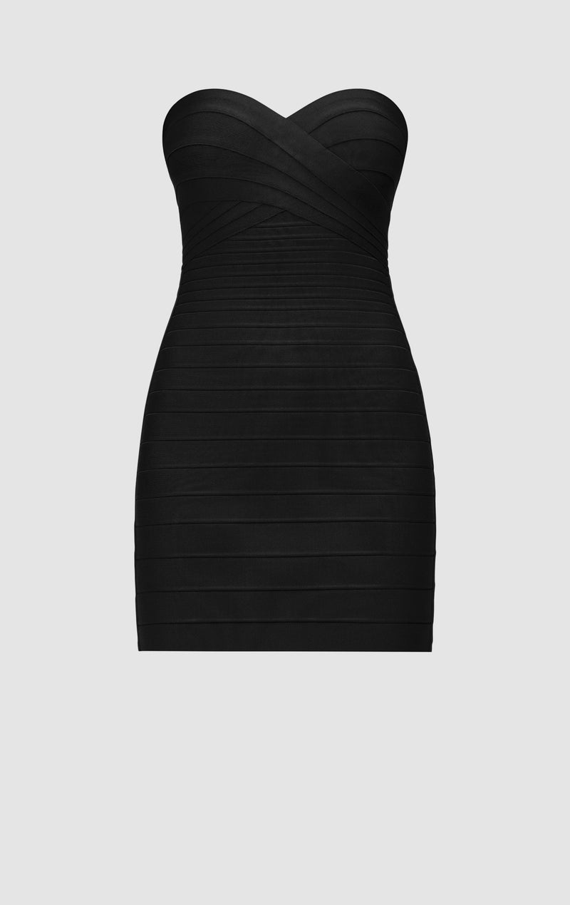 The Isla Dress - Black, XS, by Herve Leger The Isla Dress - Black, XS, by Herve Leger
