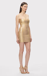 THE METALLIC ISLA DRESS