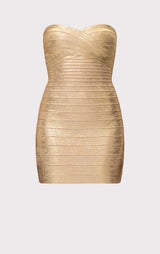 THE METALLIC ISLA DRESS