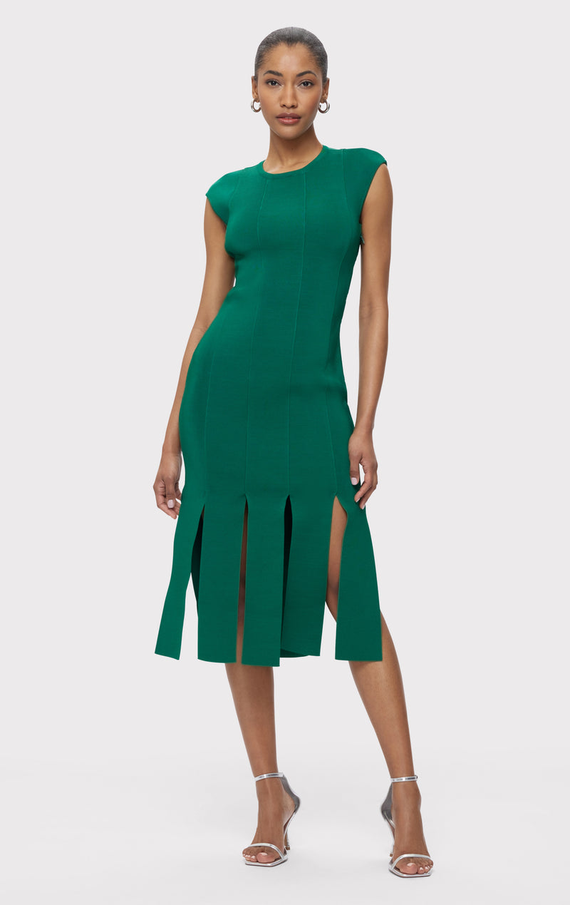 Herve leger green dress best sale