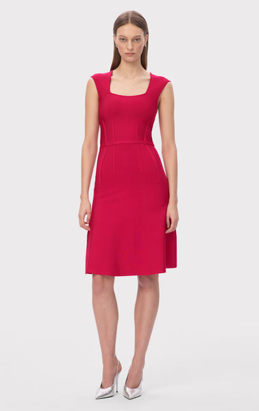 【新品美品】Herve Leger エルベレジェ レッド バンデージドレス Herve Leger Red Bandage Knit Bodycon Mini Dress XS Herve