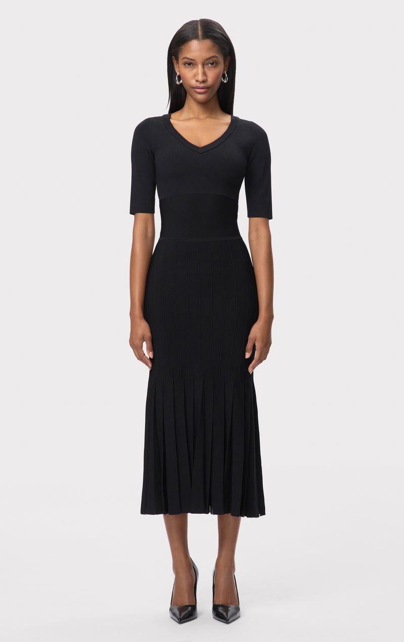 herve leger flare dress Herve Leger Solid Bandage Flare Dress