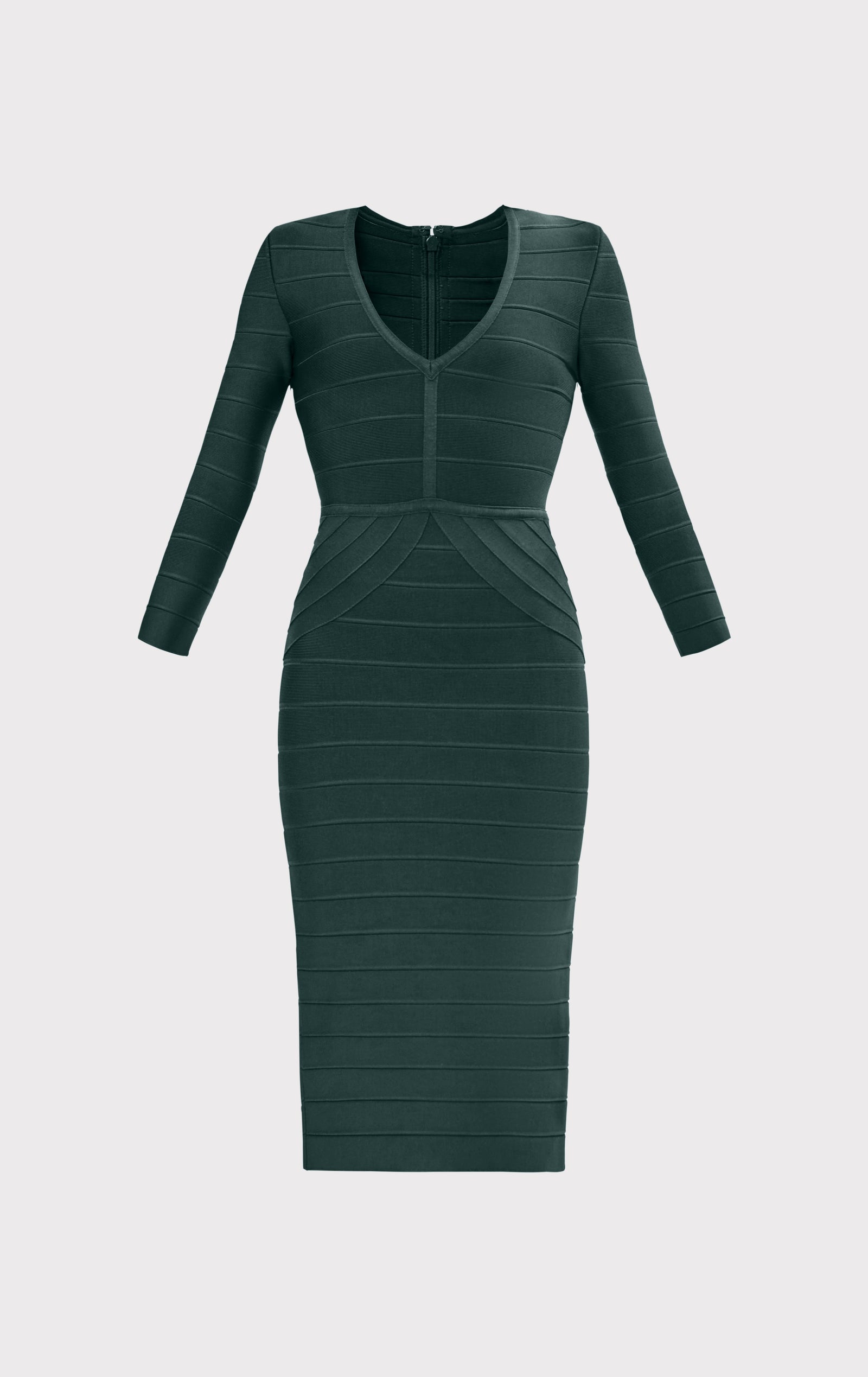 The Athena Dress - Viridian, XXS, by Herve Leger