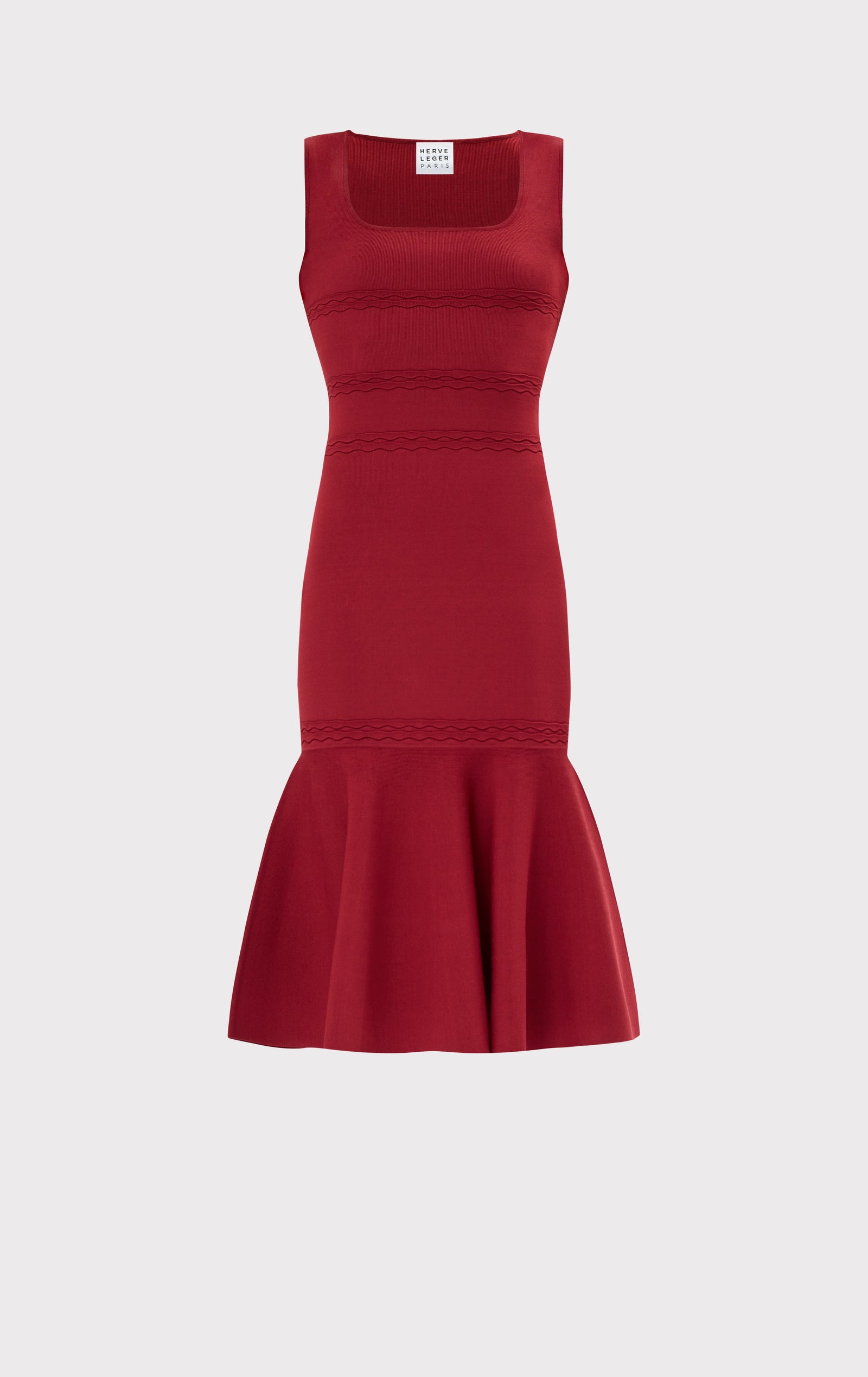 herve leger peplum dress Herve Leger Ruched Peplum Midi Dress In Black - 60% Off