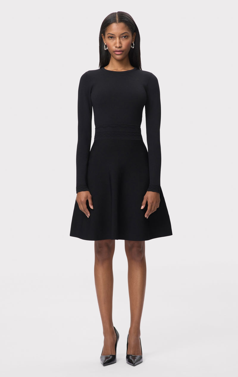 black mini delaney dress Tuckernuck Black Mini Delaney Dress Black / XXXL