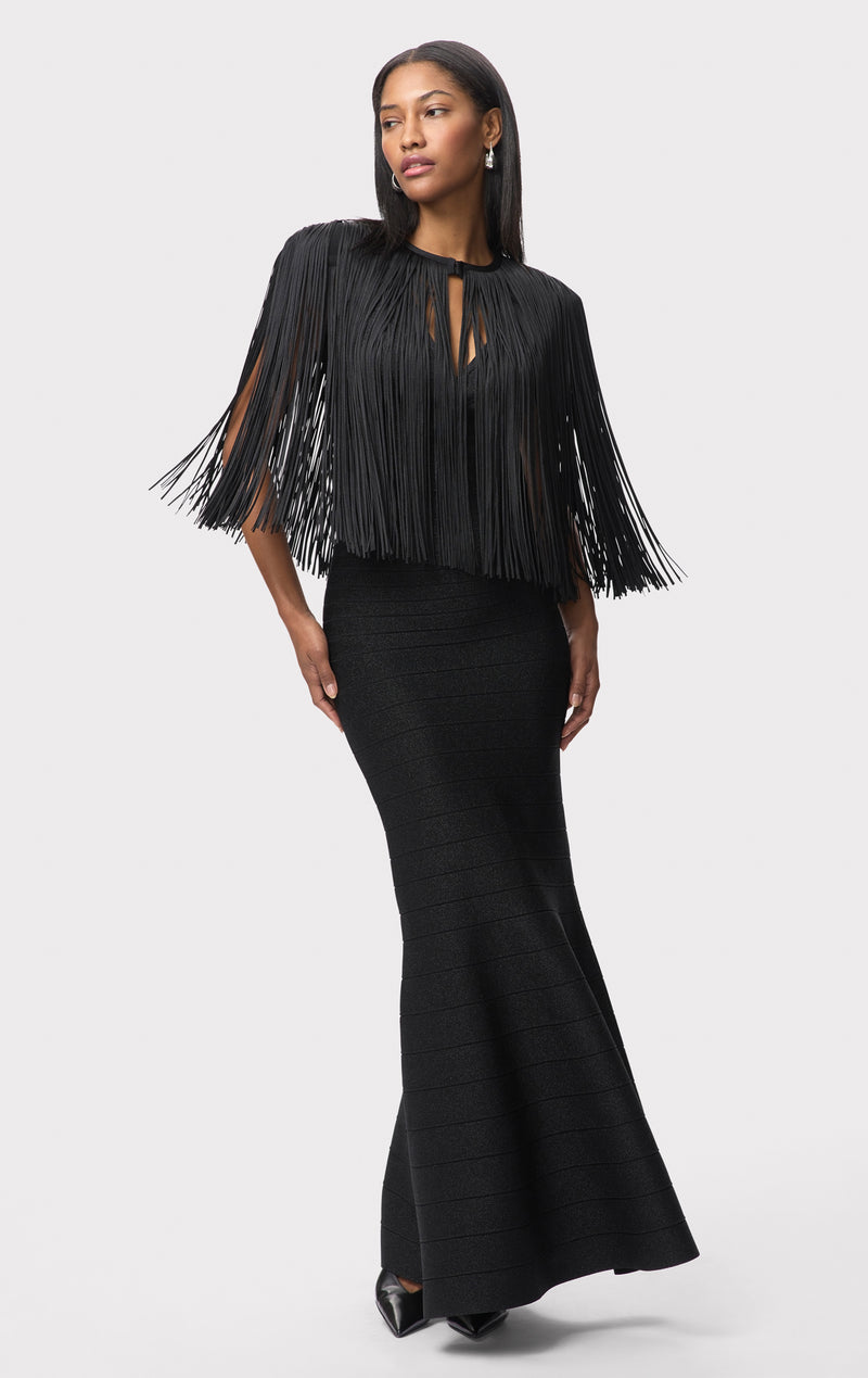 ICON FRINGE CAPE