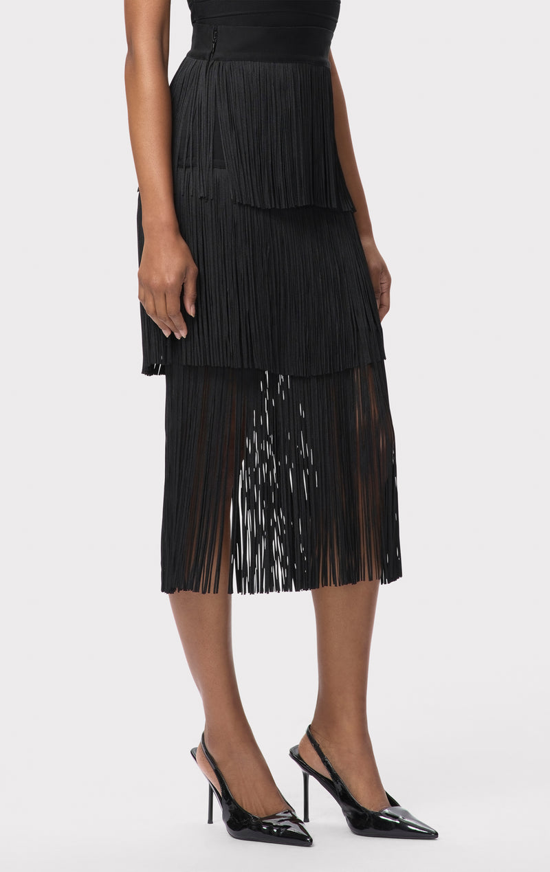 FRINGE SKIRT