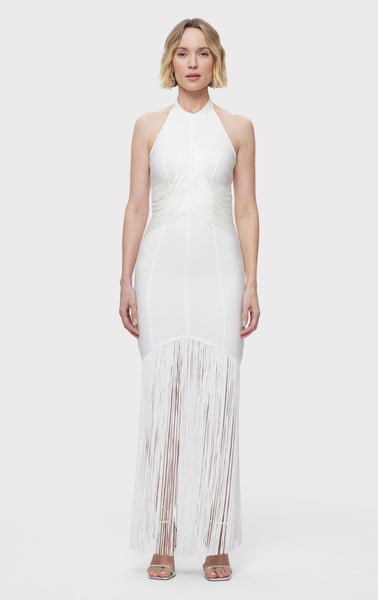 Herve Leger White Mini Dress – weartherunway