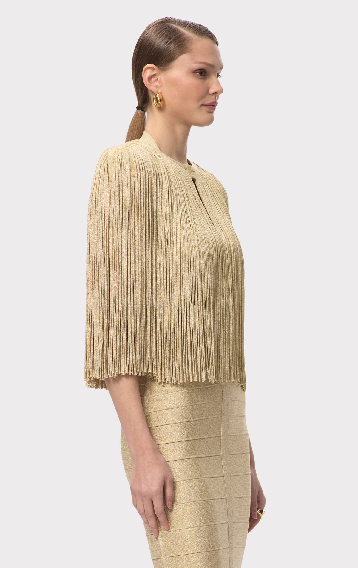 【Acka】cape fringe tops Acka cape fringe tops - メルカリ