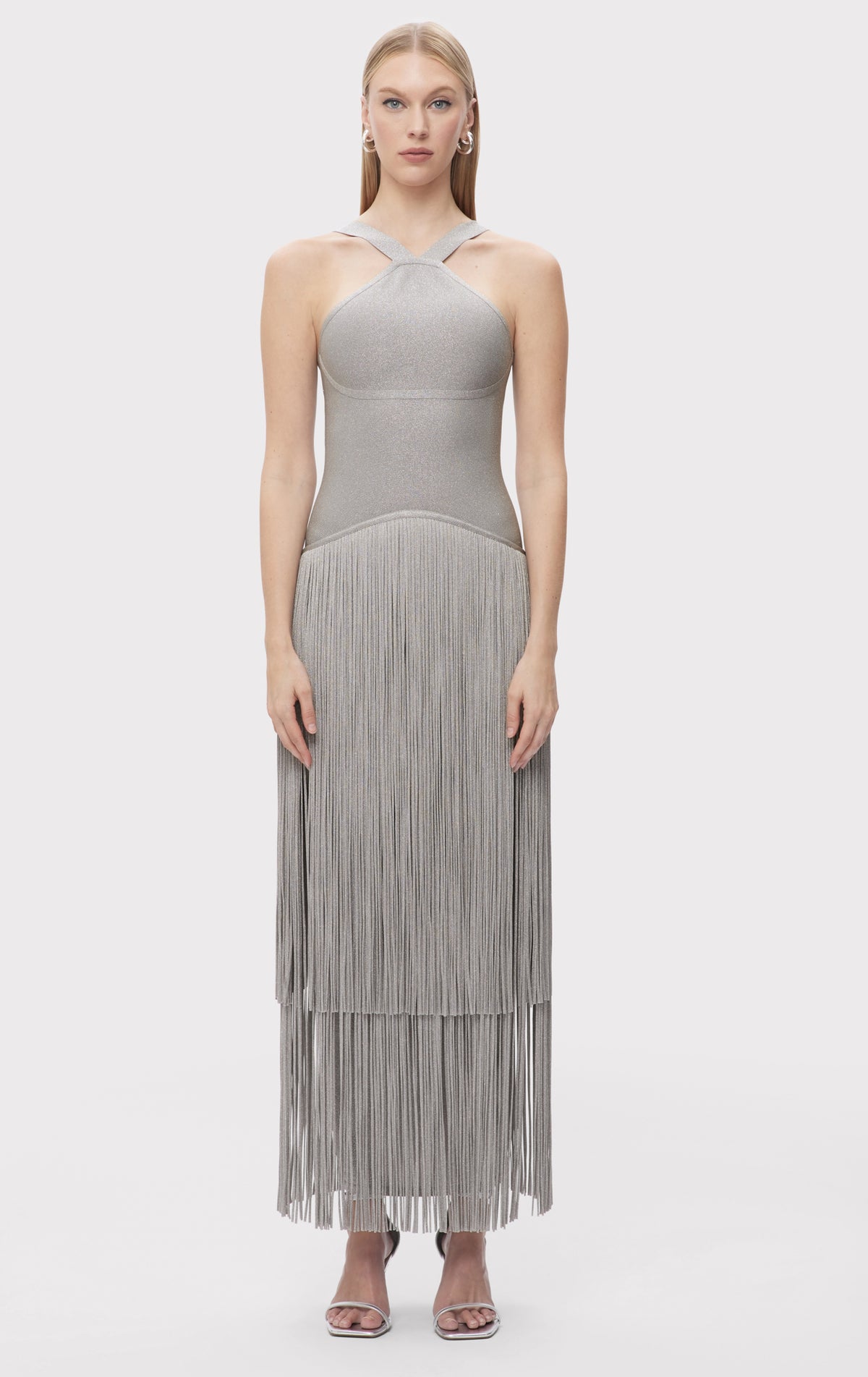 Fashion herve leger grey dress