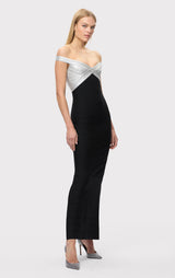 THE METALLIC BONNIE GOWN