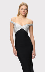 THE METALLIC BONNIE GOWN
