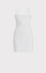 BANDAGE S/L MINI DRESS