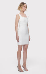 BANDAGE S/L MINI DRESS