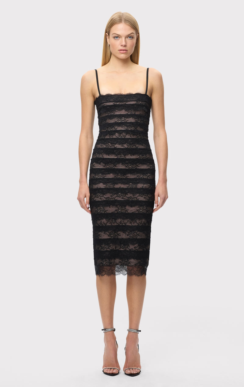 dara midi dress Herve Leger The in Black Style:Navy Obi Belt tying shoulder straps do_not_sell_to_LU Underwraps Ur30865sm Women's Gothic