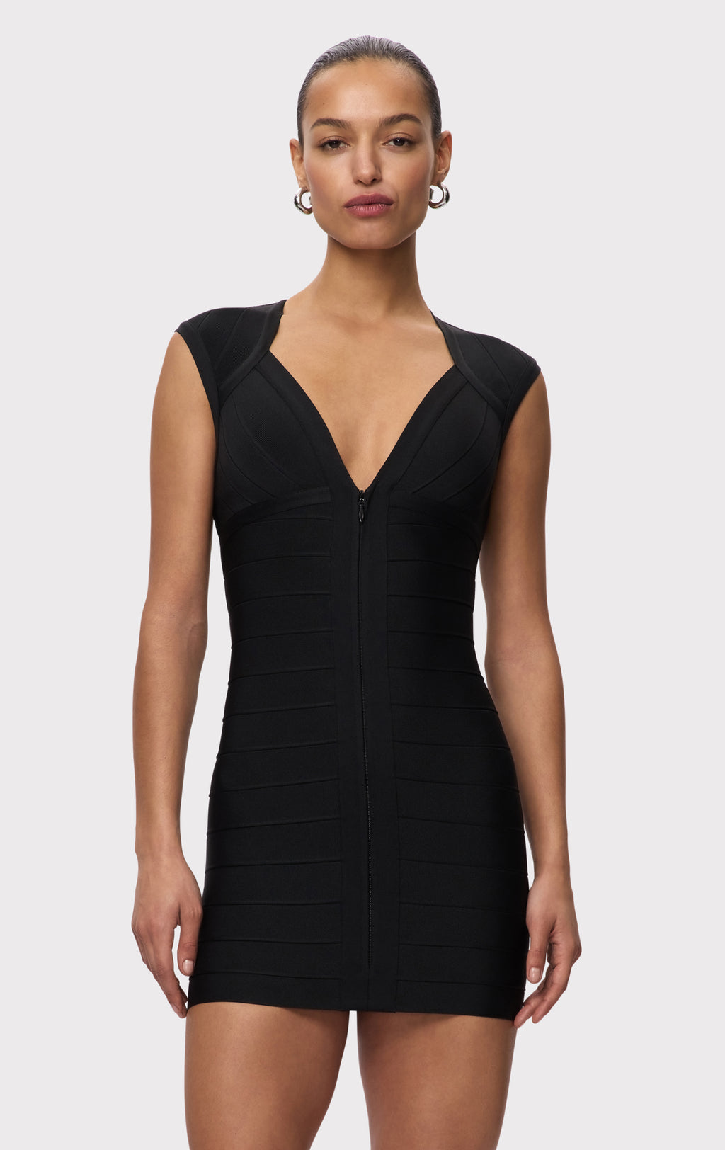 Herve Leger Women's The Red Carpet Dress - Black - Size XL Herve Leger Women's The Red Carpet Dress - Black - Size XL