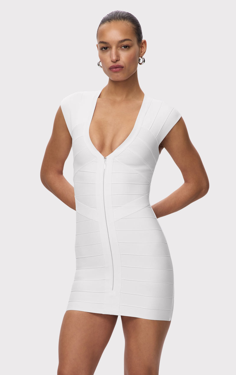 THE CHAMPAGNE DRESS – HERVÉ LÉGER